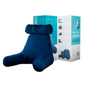 Cojín TheraLiving Plus con Cabecera – Respaldo Ergonómico Memory Foam 66×46 cm