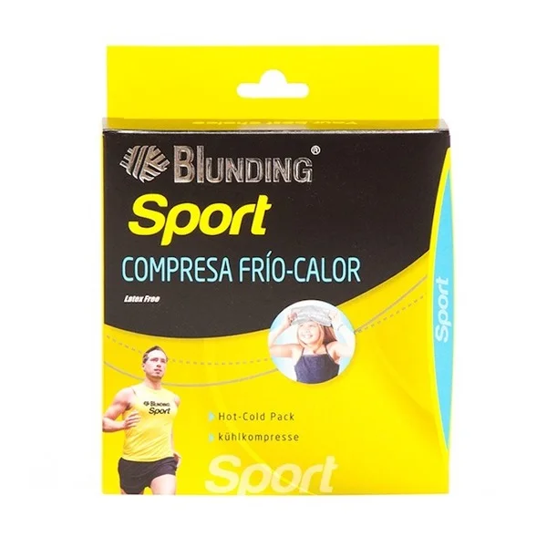 Compresa Frío Calor Sport 28x13 cm Blunding – Bolsa de Gel Reutilizable para Alivio Muscular y Lesiones