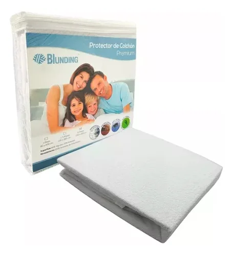 Protector de colchón impermeable reutilizable Blunding