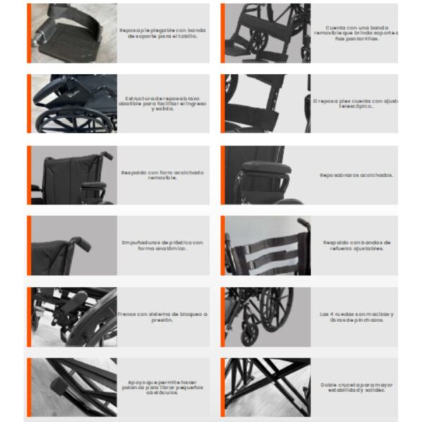 SILLA DE RUEDAS PREMIUM VITALITY - Imagen 3