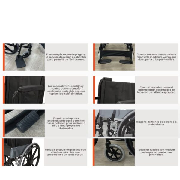 Silla de ruedas Standard Vitality - Imagen 2