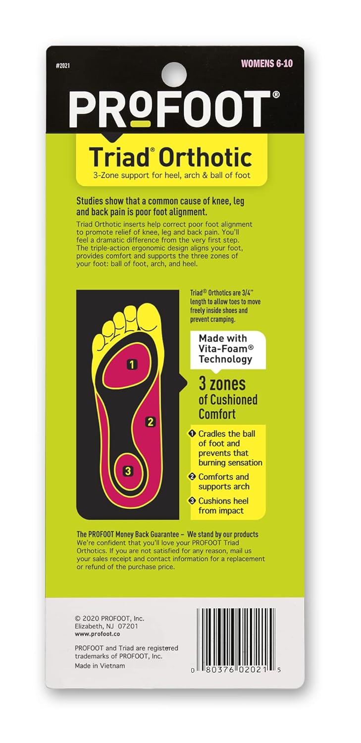 Plantilla Orthotic Profoot Hombre y Mujer – Soporte y Alivio Diario - Imagen 2