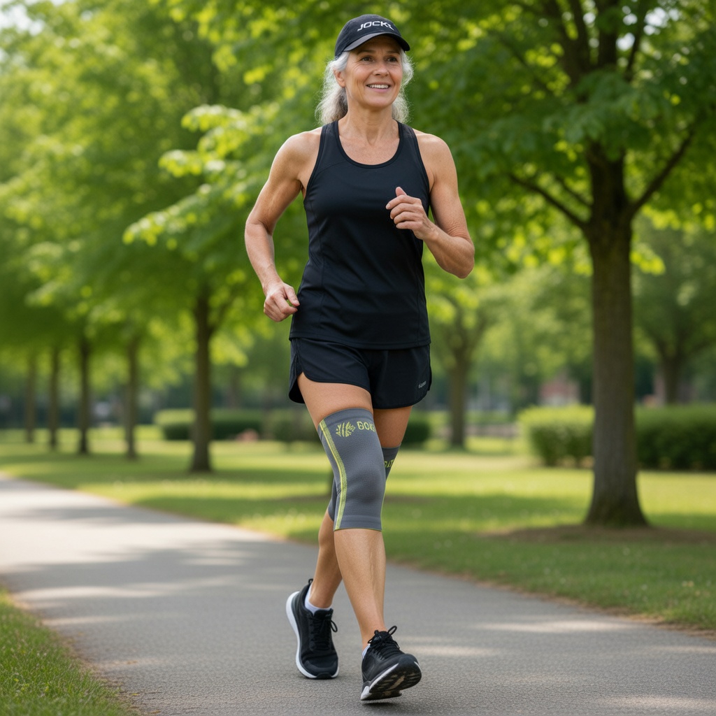 Rodillera de Bambú Blunding – Soporte Anatómico y Transpirable - Imagen 2