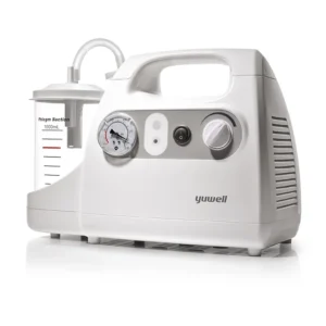 Bomba de Aspiración YUWELL 7E-C | Aspirador Médico Profesional con Vaso 1000 mL