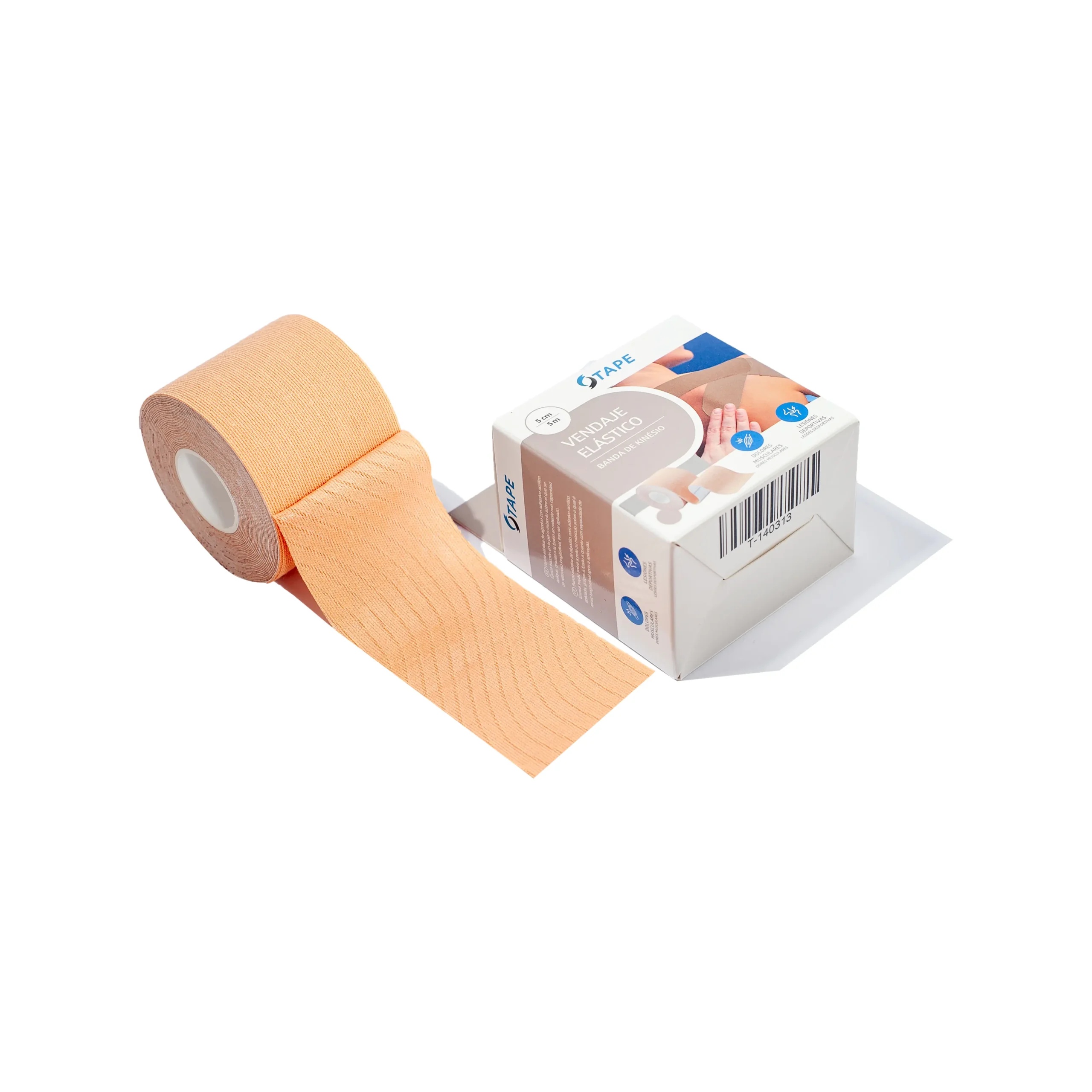 Tape Kinesiológico 5 cm x 5 m – Vendaje Elasticado con Adhesivo Alemán - Imagen 8