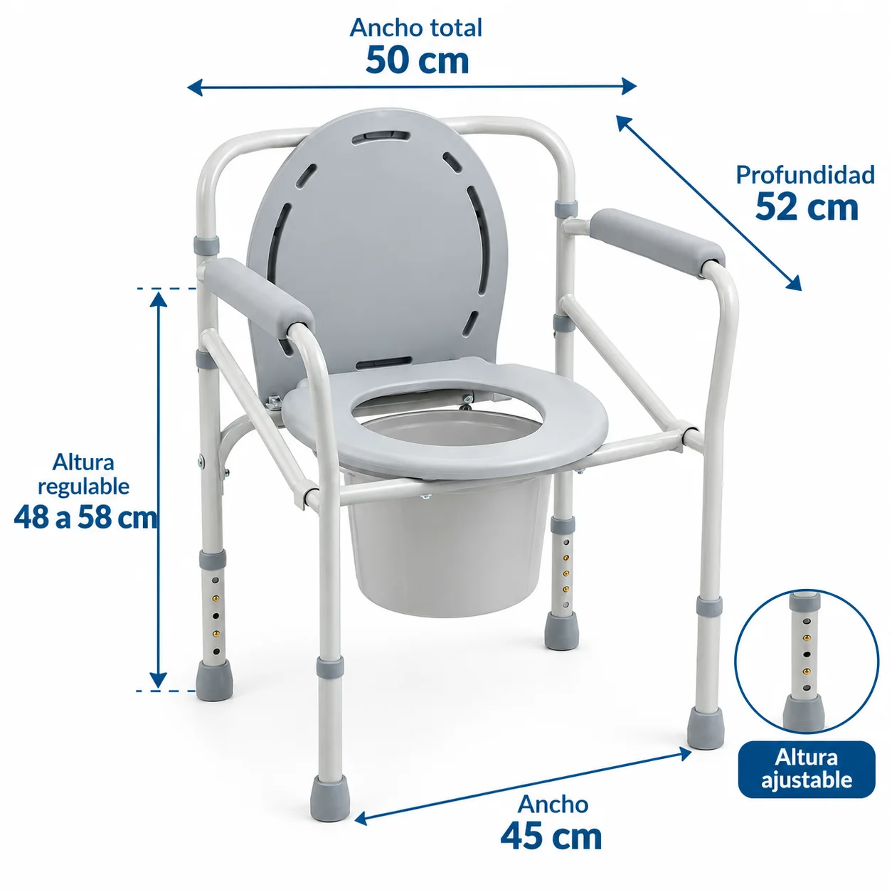 WC portátil para personas con movilidad reducida