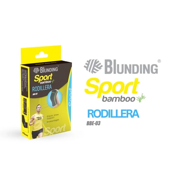 Rodillera de Bambú Blunding Sport – Soporte, Compresión y Confort Natural - Imagen 2