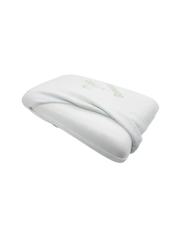 Almohada Viscoelástica Bamboo 60x40x12 cm | Memory Foam Cervical para Descanso y Alivio de Cuello - Imagen 2