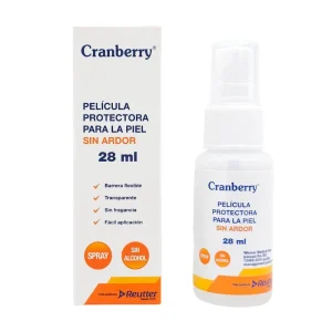 Película Protectora para la Piel Cranberry 28 ml | Spray Barrera Sin Alcohol