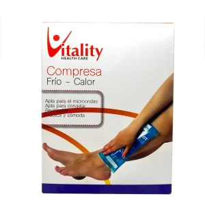 Compresa Frío Calor Vitality 12,7 x 17,8 cm – Bolsa de Gel Reutilizable para Alivio del Dolor e Inflamación