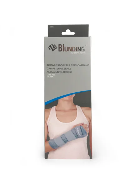 Órtesis para Túnel Carpiano Universal Blunding | Férula de Muñeca con Soporte Palmar - Imagen 3