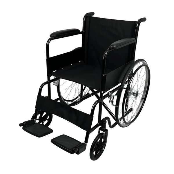 Silla de Ruedas Standard Blunding Plegable | Liviana, Segura y Cómoda
