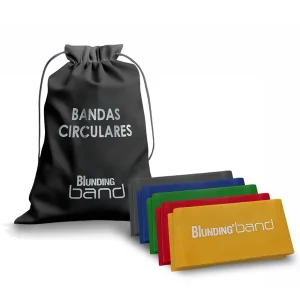 Bandas Elásticas Circulares Blunding Mix 5 Colores | Set de Resistencia para Ejercicio y Rehabilitación