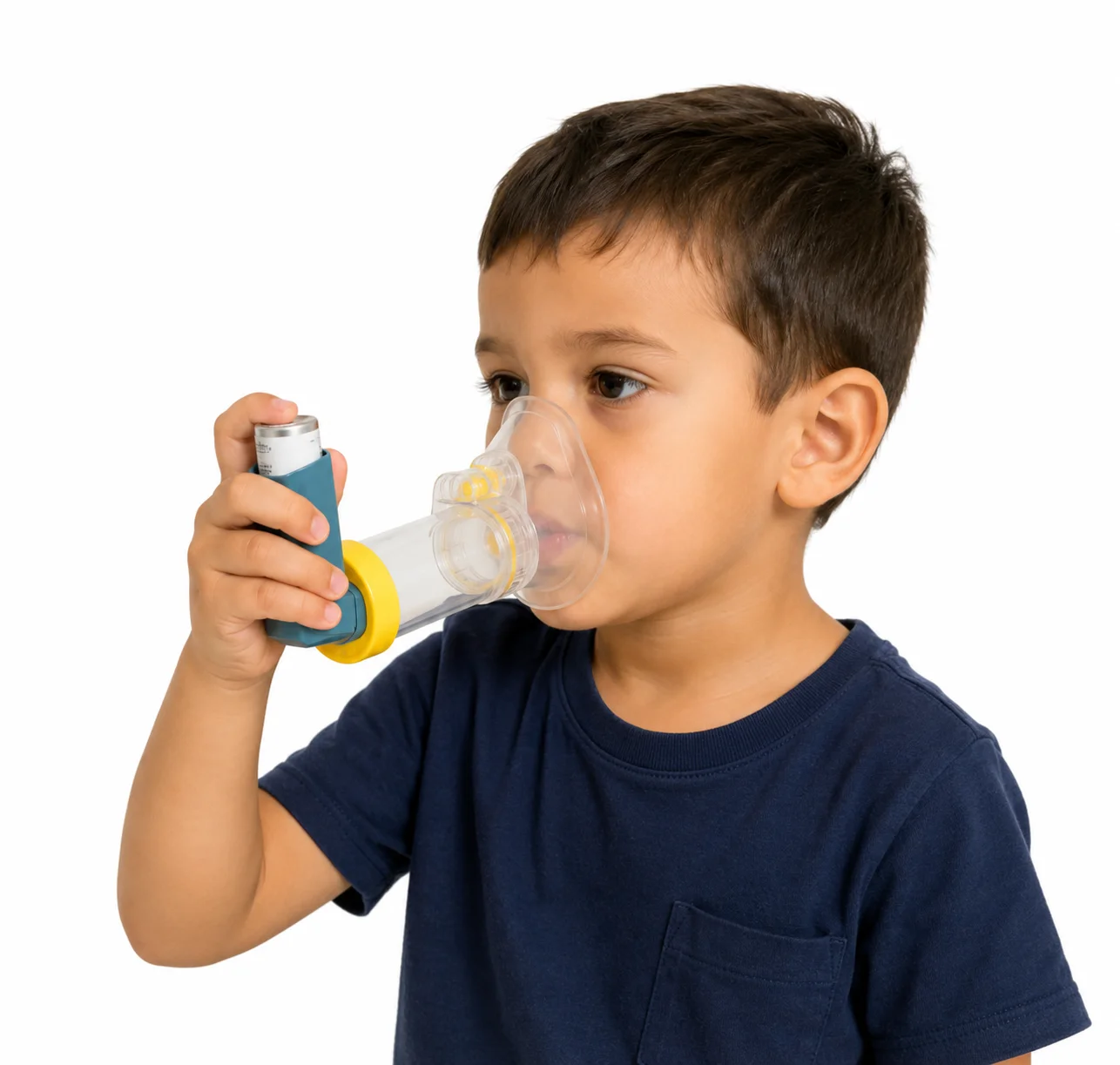Aerocámara Bivalvulada Vitality Infantil con Mascarilla | Cámara Espaciadora para Inhalador - Imagen 2